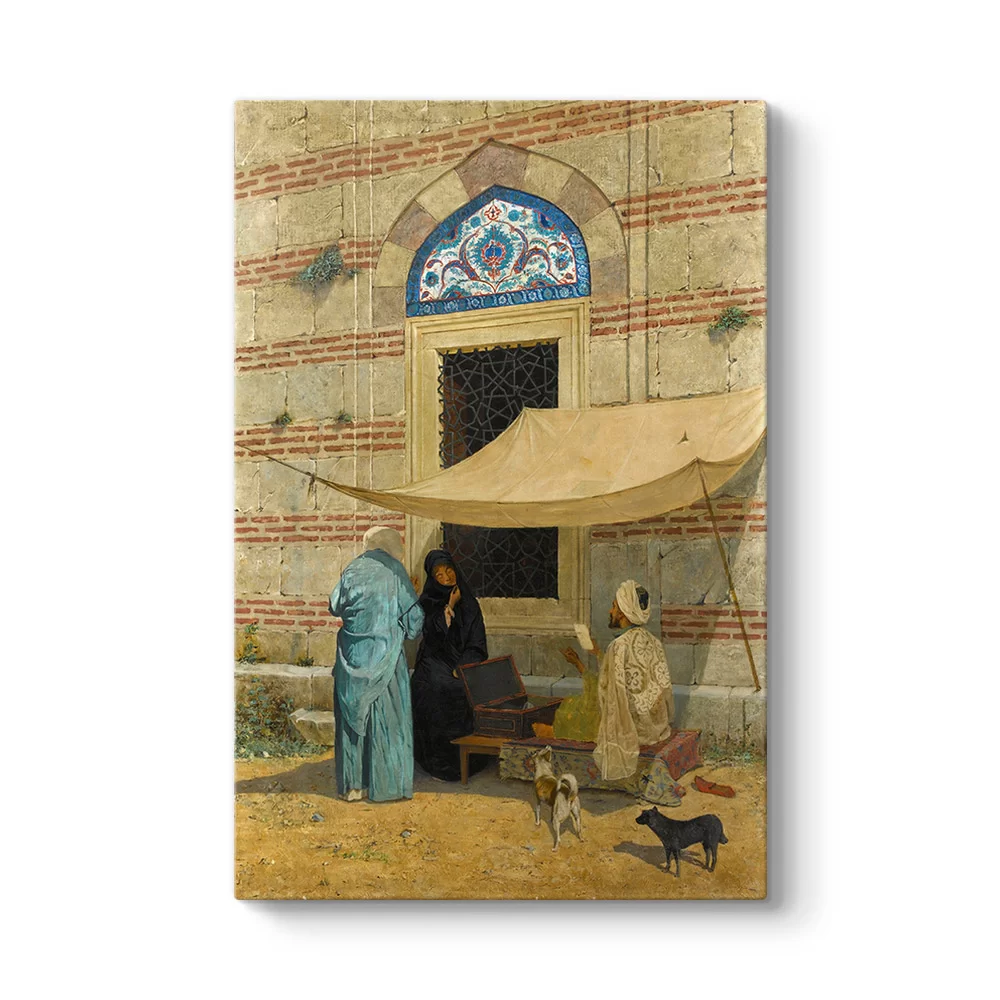 Osman Hamdi Bey - Arzuhalci Tablosu - Model 2